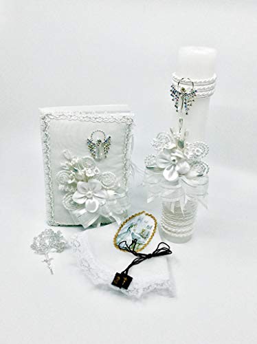 First Communion Candle Set for a Girl