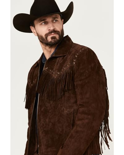 Image of Scully Men's Leather Fringe Jacket - 221-86 US