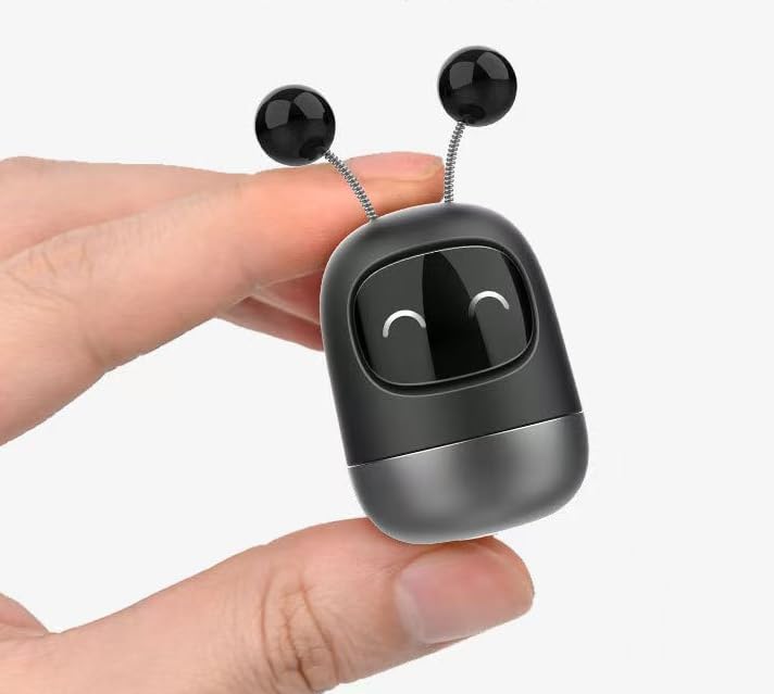 Car Air Fresheners, Cartoon Robot Car Air Vent Clip Charms with Swing Tentacle, Cute Car Diffuser Vent Clip - Extra 3 Pcs Long-lasting Fragrance Tablets