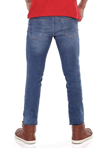 Calça Skinny, Masculino, Sawary Jeans, Indigo, 46