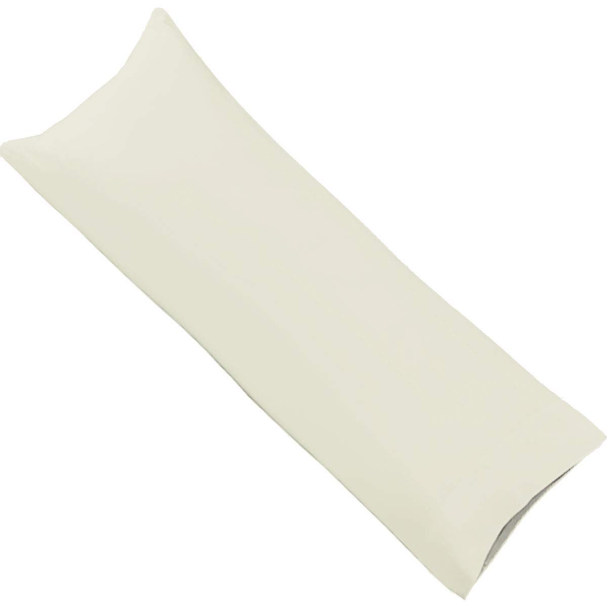 Body Pillow Pillowcase 300 Thread Count 100% Cotton Color: IVORY by AB Lifestyles
