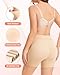 ForeverShaper Shapewear Tummy Control Seamless Slip Shorts for Under Dress Breathable Anti Chafing Shaper Shorts for Women Nude