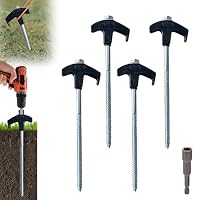 zeltheringe zum einschrauben Einschrauben, Robuste Schraube für Zeltheringe, Heringe Erdnägel Stabil, Bodenanker für Camping, Zelt Zubehör, Schraubheringe Sturmsicher, Zeltanker Set (8 Schwarz) Sport & Freizeit Metal Gear Solid: Portable Color:Demo Seat Covers in Blue Animal Wall Art