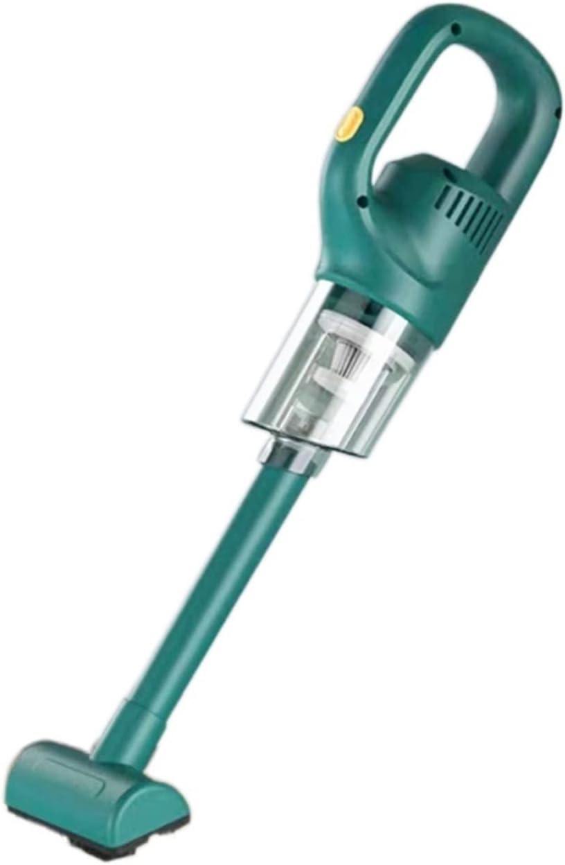 Hand Held Vacuum, 50000Pa Wireless Car Handheld Vacuum Cleaner Portable Powerful Suction Wet and Dry Smart Cordless Interior Cleaner Accessories (Color : Green)