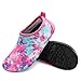 JIASUQI Kids Boys Girls Fashion Water Shoes for Beach Swim Pink Tiedye US 12.5-13 M Little Kid