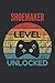 Shoemaker Level Unlocked Notebook: Funny Gift For People working as a Shoemaker That Loves Gaming, 60s 70s Retro Style, Lined Journal, 120 Pages, 6 x 9, Matte Finish