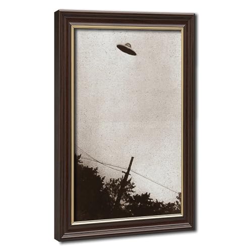 Poster UFO Zanesville Project Blue Book tableau canevas suspendu 20x30 cm