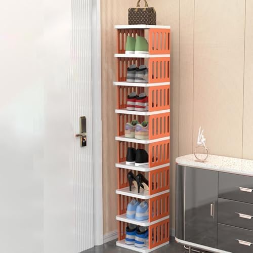 Meuble à chaussures pliable 9 niveaux multifonctionnel et compact - 2
