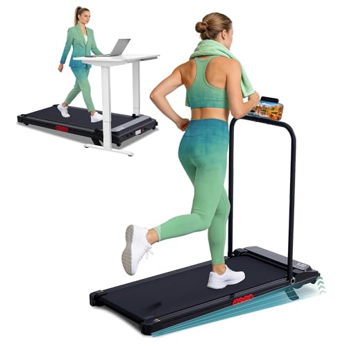 Portable Walking Pad Treadmill with Incline, 0.6-7.6MPH Mini Walking Treadmills for Home Small,3.0HP...
