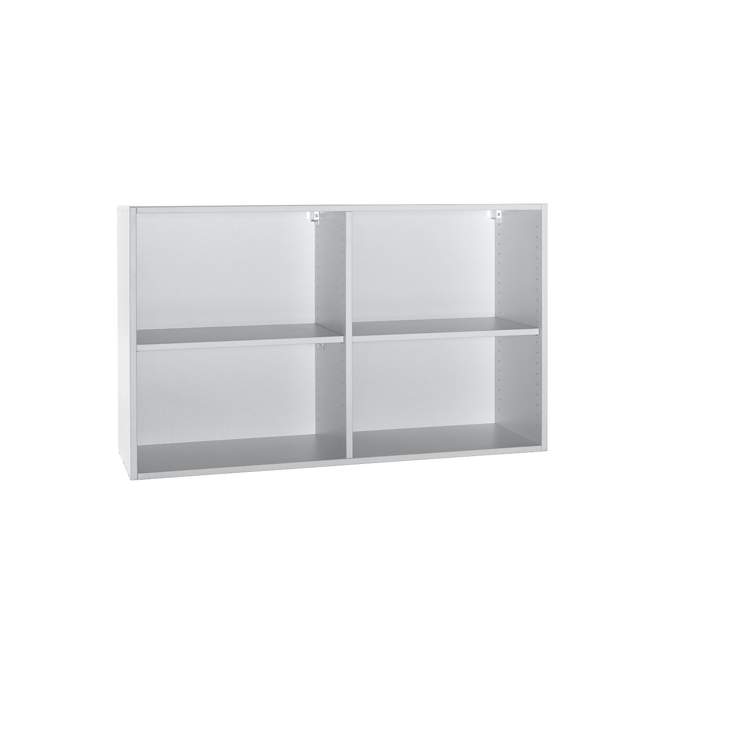 Kaiser + Kraft Labor-Hängeregal | 1 Mittelwand, 2 Böden, BxTxH 1200 x 381 x 750 mm