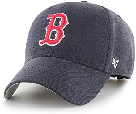'47 MLB Boston Red Sox MVP Unisex-Baseballkappe, Verstellbar, Hochwertiges Design und Verarbeitung