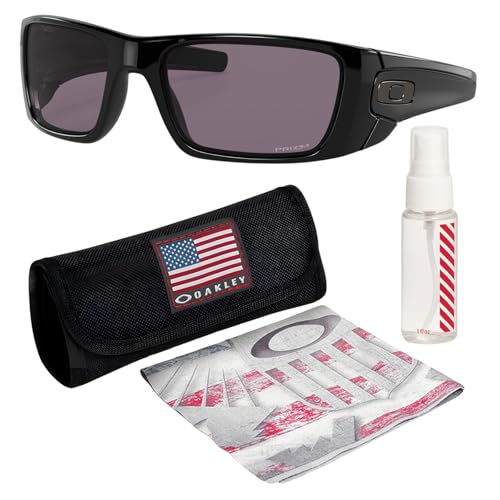Oakley FUEL CELL OO9096 Sunglasses POLISHED BLACK Frame with PRIZM GREY Lenses With Official Eyewear Kit