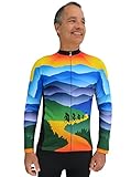 Free Spirit Wear Mountain Long Sleeve Bike Jersey Yellow