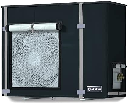 Akkkan Air Conditioner Cover, Outdoor Window Air Conditioner、Mini Split Air Conditioner Cover, Can be Used In Air Conditioner Operation, （BLACK. 33 "LX13" WX25 "H）