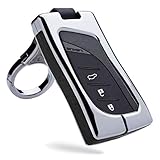 3. Verwendbarkeit und Haltbarkeit. Dieses Schlüsselgehäuse besteht aus verschleißfesten, hochwertigen Materialien. Perfekte Koordination, hervorragende Funktion, keine induktive Signalstörung. Es kann Ihre Schlüssel hervorheben, eine echte Investition in Schönheit und Sicherheit aufrechterhalten und teure elektronische Schlüssel schützen.