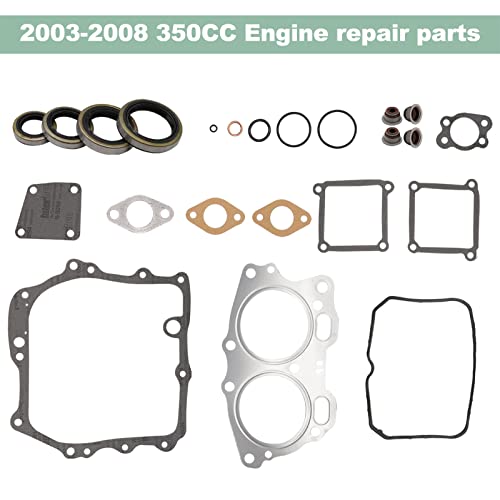 Cartclan Engine Gasket Seal Rebuild Kit For Ezgo 295Cc 350Cc 4 Cycle Gas Golf Cart 1991-2008 Fuji Robin Engine Pre Mci Inc Mci Breather Gasket #TOP6