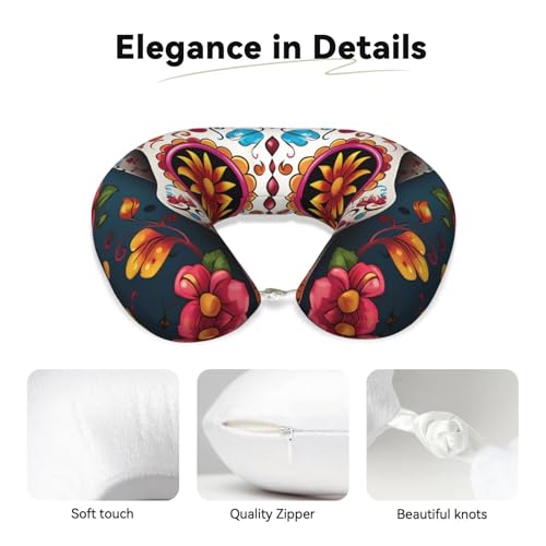 Almohada cervical de espuma viscoelástica tamaño único negro miniatura 3