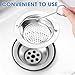 10 Pack Drain Key Lifting Hooks, 304 Stainless Steel Bathtub Drain Removal Tool - 8.7cm Length Drain Grate Puller for Linear Shower Drain, Shower Drain Hair Catcher, Easy Cleaning, Rustproof, Silver