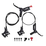 BUCKLOS SRAM Level MTB Hydraulic Disc Brakes Set for Internal Rounting, Mountain Bike Left Front 800