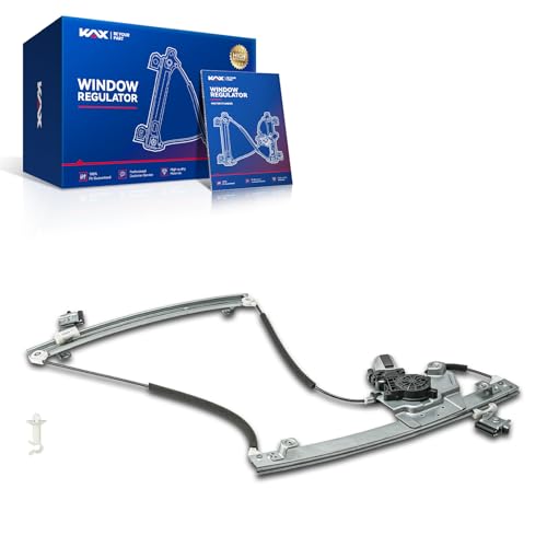 Image of KAX 741-875 Power Window Regulator w /Motor Front Right Passenger Side | Compatible with Ford Focus 2000-2007 Replaces 6S4Z5423200BA,6S4Z5423200BB,YS4Z6123200BA (2 Pins)
