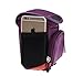 Navitech Purple Digital Camera/Compact DSLR Case Bag Compatible With Pentax MX-1 / Pentax Q-S1
