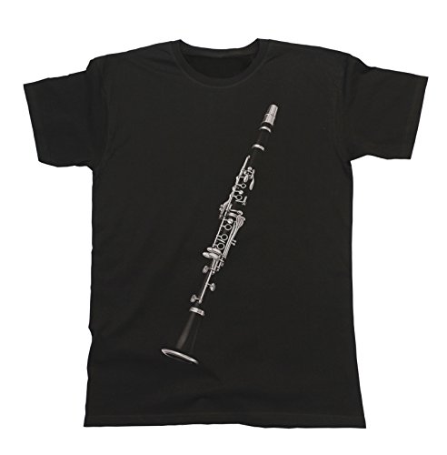 Jonny Cotton Clarinet Unisexo Fit T-Shirt para Hombre y Mujeres Camiseta Mens & Ladies Music Instrument Festival Band