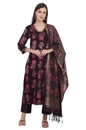 Kurta A-Line jacquard W for Woman l'ensemble confortable qui affine la silhouette WS13235