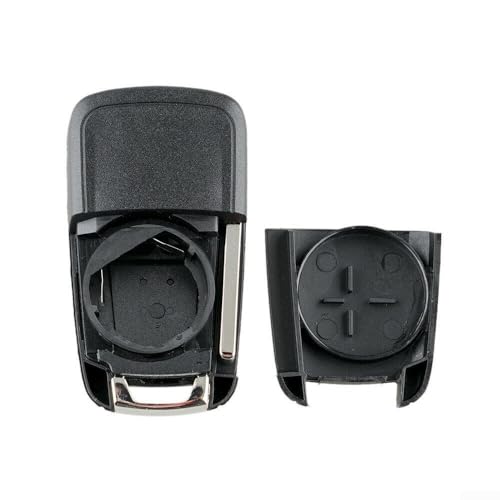 Gdfnmogo Carcasa de repuesto para mando a distancia, funda de llave de 2 botones, plástico + material de cobre, ajuste garantizado para Cruze 10-13, para Camaro, Malibu, Sonic, Volt