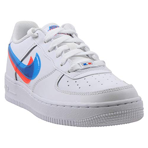 Air Force 1 Lv8 Ksa in White, Blue Hero, Bright Crimson by Nike4