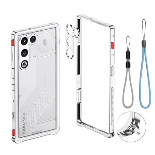 For RedMagic 11 Air �P�[�X �J�o�[ �o���p�[ �A���~ �J�o�[ �[�`�F�[���t�� YANMONGI �q��A���~������ �V�����_�[�g���K�[���� ���M�݌v �Ռ��z�� ���E�ȒP ���^���J�o�[�i�V���o�[�j