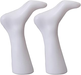 Baosity 2Pcs Adult Female Foot Plastic for Sock Sox Display