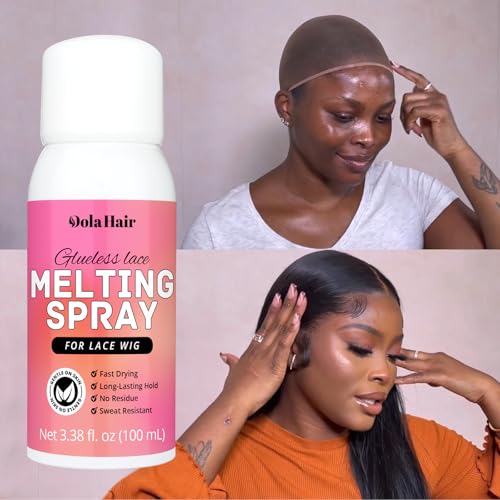 Image of Dolahair Lace Glue Kit Wig Installation Kit & Melting Spray (Light Brown)