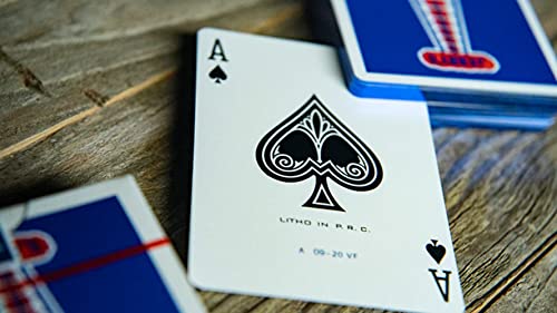 Gilded Vintage Feel Jerry's Nuggets (Blue) Playing Cards miniatura 6