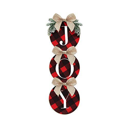 Couronne artificielle de Noël pour porte d'entrée et déco de ferme chic
