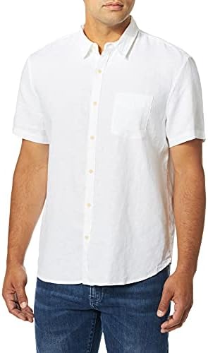 Lucky Brand Men's Short Sleeve Button 