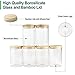 Urban Green Glass Jars with Airtight Lids, Airtight Glass Canisters with Locking Lids, (Bamboo-20oz)