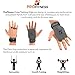 ProFitness 2 Hole Leather Cross Training Gymnastic Grips - Non Slip, High Grip Palm Protection with Wrist Wrap Support for Pull Ups, Kettlebells, WODs (Large 5