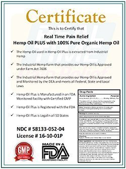 Real Time Pain Relief Hemp Oil Plus (1.5 Ounce Tube)