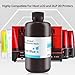 ELEGOO Standard LCD 3D Printer Resin, Fast UV-Curing 3D 405nm UV Resin Photopolymer Resin for High Precision Rapid LCD 3D Printing Clear Blue 1000G