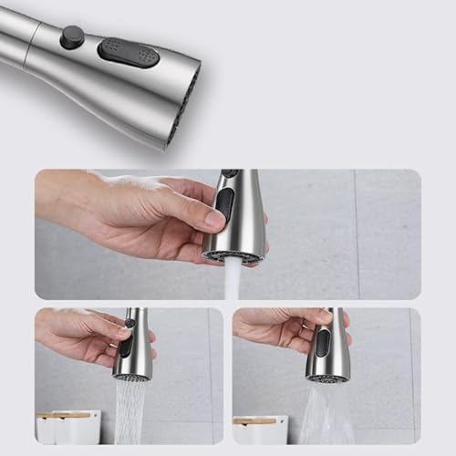 Robinet d'évier de cuisine moderne avec 2 modes de pulvérisation - 7