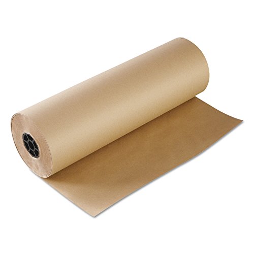 SafePro 24KRAFT, 24-Inch Kraft Butcher Food Paper Roll, Wrapping Disposable Steak Meat Paper, 648-Feet Roll