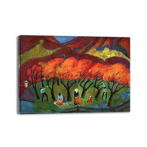 Tableau Marianne von Werefkin Récolte de fruits : habillez vos murs vides avec style