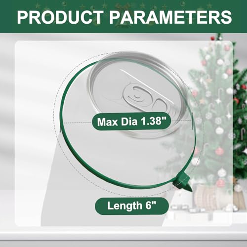 Cintas de sujeción verdes para cables, 6 pulgadas, paquete de 1000 unidades, resistentes a los rayos UV, tensión de rotura de 25 libras, para jardinería, luces navideñas y organización de cables, marca Yakobela miniatura 2