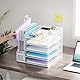 Marbrasse Schreibtisch Organizer und Büro Zubehör,5-Tier Briefablage,Mesh Büro Organizer für Schreibtischzubehör & Ablage(weiß)