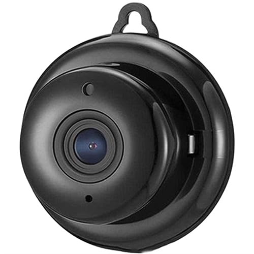 Micro Cámara Infrarroja WiFi Versión Nocturna Mini De Acción Inalámbrica con Sensor Movimiento Videocámara Grabadora Vídeo Voz Pequeña Portabilidad Sin Esfuerzo(CAM Add 8G TF Card,V380 WiFi CAM)