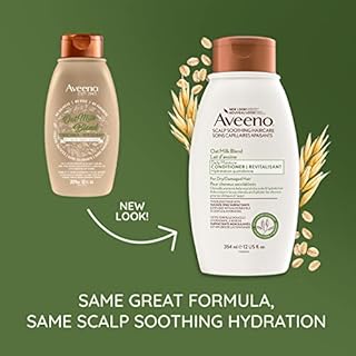 Aveeno Oat Milk Blend Moisturizing Conditioner, Ultra-Hydrating, for Dry, Damaged Hair, 12 fl oz