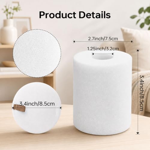 Image of Foam Filters Compatible with Shark AI AV2501S, AV2501AE, RV2502AE, RV2520AOUS, AV2510AOUS Robot Vacuum Cleaner Replacement Parts - 4 Pack