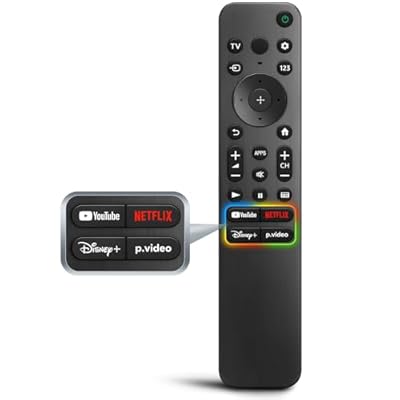 for Sony Bravia TV Remote, Replacement for All Sony LED OLED Smart TVs. 1-Year Warranty.No Voice Function.