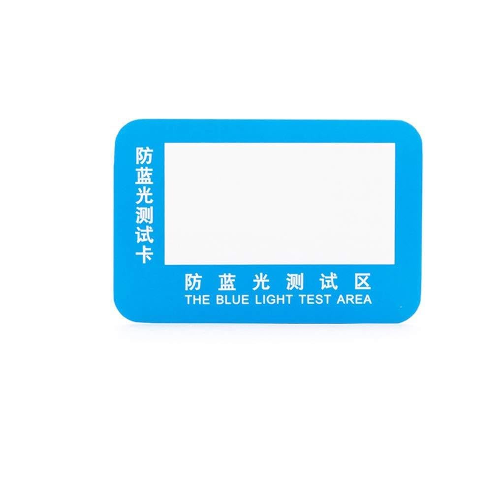10 Pcs/Set Anti Blue Light Test Card Eyeglasses Blue Ray Card,Blue Light Generator Card Repeated Use for Eyeglasses Test