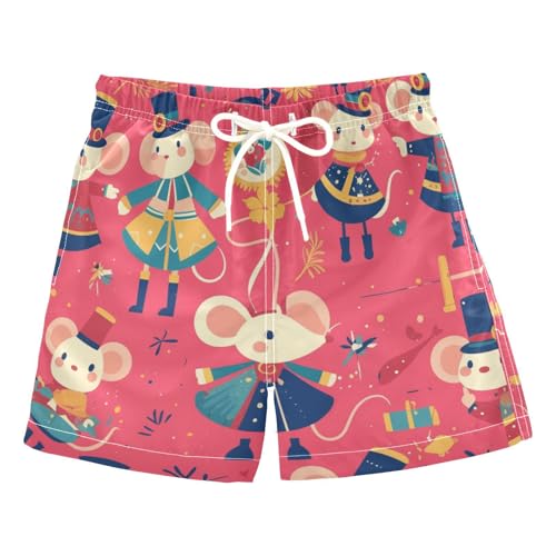 Rats Nutcrackers Peach Boy's Swimming Trunks Teens Beach Board Shorts Quick Dry Double Layer Beach Swimming 2T